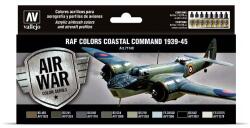 Acrylicos Vallejo Vallejo Coastal Command airbrush festék készlet 8x17 ml (571148)