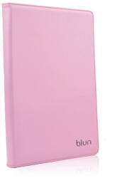  Univerzális TabletPC tok, mappa tok, 8", stand, Blun, rózsaszín