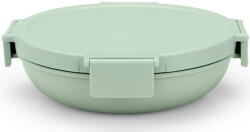 Brabantia Make & Take Lunch Bowl ebédtál szivárgásmentes clip-on fedővel 1L, mikrózható, műanyag, jáde zöld (206320)