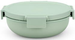 Brabantia Make & Take Salad Bowl salátástál feltét és öntet tartóval, szivárgásmentes clip-on fedővel 1, 3L, műanyag, jáde zöld (206382)