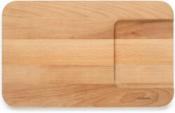 Brabantia Profile bükkfa vágódeszka zöldségek aprításához, speciális átöntő rész, védő olajbevonattal, 400x250mm (260742)