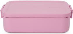 Brabantia Make & Take Lunch Box ebéddoboz clip-on fedővel 1, 1L, mikrózható, műanyag, rózsaszín-lila