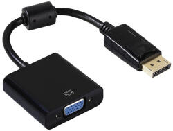 BlackBird Átalakító Kábeles Displayport 1.2 male to VGA female, fekete (BH1306)