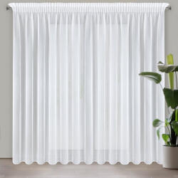  Mirea fényes szállal átszőtt fényáteresztő függöny Fehér 350x270 cm (428485)