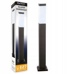 Masterled LED Kerti Álló Lámpa Kültéri Oszlop E27 Fekete IP44 Havana 45cm Masterled (LVTOPR0111)