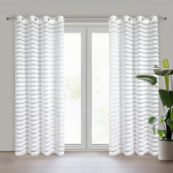  Dana rojtos dekor függöny etaminból Fehér 140x250 cm (452863)