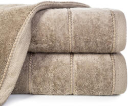  Mari csíkos törölköző Világosbarna 50x90 cm (388571)