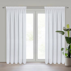  Arleta függöny finom fényű sifon szövetből Fehér 135x270 cm (439360)