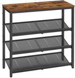 VASAGLE Cipőtároló, Vasagle, barna, 75x28x72.7 cm (LBS040B01-LR)