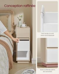 VASAGLE Noptiera Vasagle Bej 30x30x65 cm (LET656N01-LR)