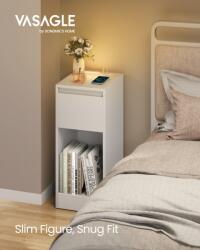 VASAGLE Noptiera Vasagle Alb 25x30x59.5 cm (LET610W01-LR)