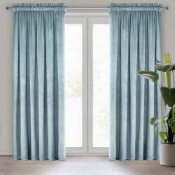  Rosa bársony sötétítő függöny Tengerkék 135x300 cm (418627)