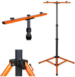 Masterled Klasszikus háromlábú állvány reflektorhoz, dupla állvány, 1, 6 m, Masterled (LVTAKC0416)