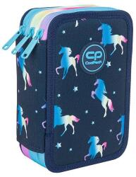 COOLPACK unikornisos 3 emeletes tolltartó felszerelt - Blue (F067670) - iskolataskawebshop