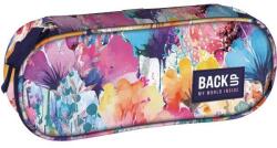 DERFORM BackUp virágos ovális tolltartó - Summer Flowers (PB6A09) - iskolataskawebshop