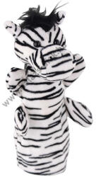  Kézbáb felnőtt kézre - zebra (MJ2104443)