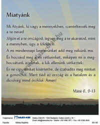 Balázs-Diák Zrt Miatyánk tabló, 85x60 cm (BD-145)