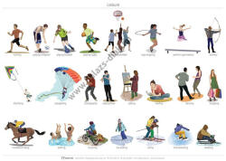 Balázs-Diák Zrt Oktató tabló - Szabadidő - angol nyelven (BD-1182-A)