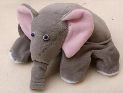  Ötujjas báb: elefánt - gyerek kézre (0001GY)