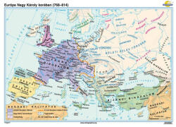  Európa Nagy Károly korában (768-814) (CR0713160x120) - webshop