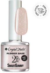 Crystal Nails - 2S - SMARTGUMMY HEMA FREE RUBBER BASE GEL - NR49 - SHIMMER ECRU - 8ML