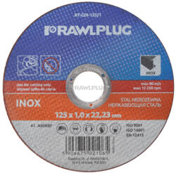 KOELNER Vágókorong inoxhoz 125x1x22, 23mm - bakonykotoelem - 397 Ft