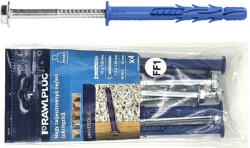  FF1 Lapos peremű dübel hatlapfejű csavarral 10x80mm TORX ultramid horganyzott - bakonykotoelem - 1 079 Ft