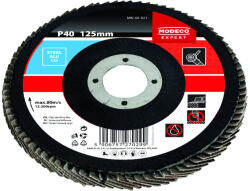 KOELNER Lamellás csiszolókorong egyenes P120 115x22, 23mm korund, fémhez és fához