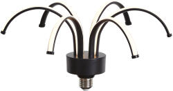 LUEDD E27 LED dekorációs lámpa fekete 6W 450 lm 3000K (03363)