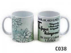  „Sajnáljuk, hogy elmész búcsú bögre - emlékezetes ajándék kollégáknak (C038)