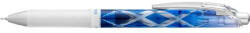Pentel Zseléstoll, 0, 25 mm, nyomógombos, PENTEL "EnerGel BLN75 Kiriko, Flying Arrow", kék