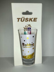 Boldog Szülinapot - Ünnepi pálinkás pohár (9 cm) (CQ8421)