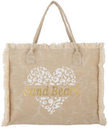  Beunique Fashion nagy méretű pakolós vászontáska Beige