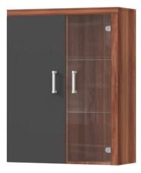 Jurek Salsa R4 fali szekrény 1D1W grafit/ sliwa