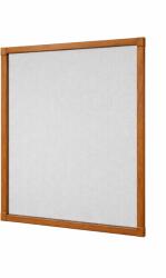 Szúnyogháló Áruház Egyedi méretre gyártott műanyag keretes szúnyogháló aranytölgy kerettel 1, 8 m2 ig