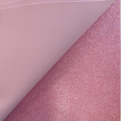 Tourch Csillámos Rózsaszín Dekorgumi 60x40-es 2mm