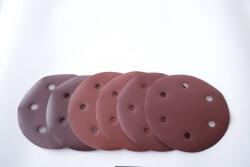 Micul Fermier Set hartie abraziva 215 mm P120 cu 6 gauri pentru slefuitor, Micul Fermier (GF-1463-S100-G01)