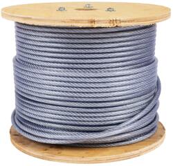 Micul Fermier Tambur cablu otel zincat plastifiat Micul Fermier, 100 m, 4-5, 5 mm (MF-CB7015-G01)