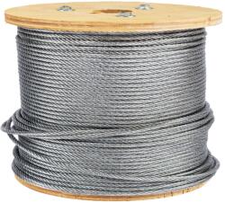 Micul Fermier Tambur cablu otel zincat Micul Fermier 5 mm, 100 m pentru tractare si prinderi sigure (MF-CB7006-G01)