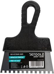 Detoolz Spacla zimtata Detoolz 150x6 mm G01 pentru adeziv si placari (DZ-CC1041-G01)