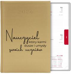  Naptár Arany A5 2026 Ajándék Óvónőnek Pedagógus Nap Minták (Kalendarz a5 2026 TERMINARZ PLANER ORGANIZER)