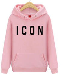 JHK Női Icon Pulópól Kangura Kapcsinával, púderrózsaszín XXL