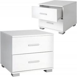  Éjjeli Asztal 2 db 40x40x35 cm, fehér Miadomodo (NTTSH004A0ws000M)