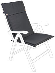 Bizzotto Set 2 perne scaun gradina, terasa olefin gri charcoal Poly 50x120x3h (0806669)