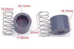 Set arc+dop plastic pentru supapa de sens compresor de aer NR. 868