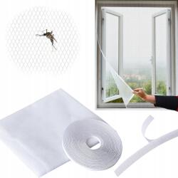  Szúnyogháló Ablakháló Fehér 130 x 150 cm Tépőrágó