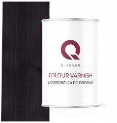Q-COVER Kerítés Lakk Fa Víz Dekoratív Védelem Fekete Félmatt 1L Uv (PÓŁMAT DO MEBLI TARASU 5905748614272)