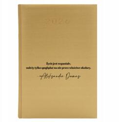  Könyvnaptár A5 2026 Arany Napi Tervező Az Élet Csodálatos Wz (Kalendarz A5 2026 Życie Jest Wspaniałe)