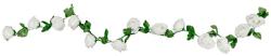 Chaks Ghirlandă decorativă - Trandafiri albi 220 cm