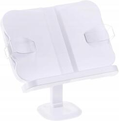  Könyvtartó állvány Sourcing Map állítható klipsszel fehér Gb 21027-2020 (B0C2V1C4VJ)